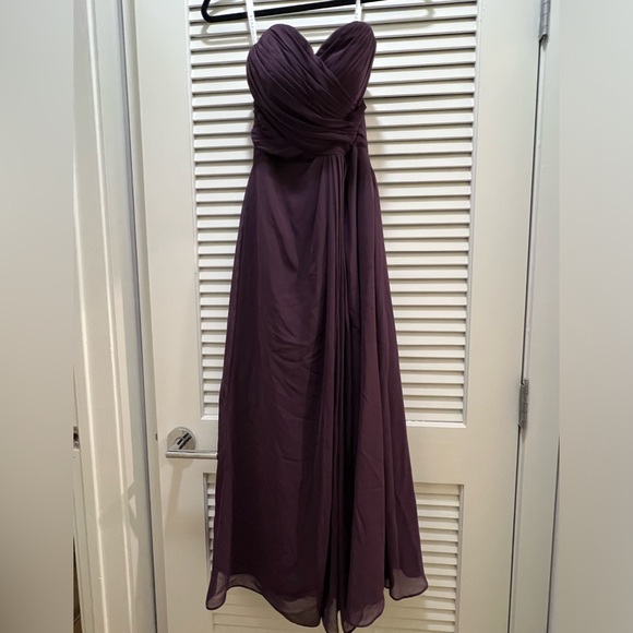 Azazie plum eggplant/aubergine A0 bridesmaid or wedding dress. - Picture 1 of 4